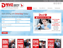 Tablet Screenshot of drive-eezy.co.uk